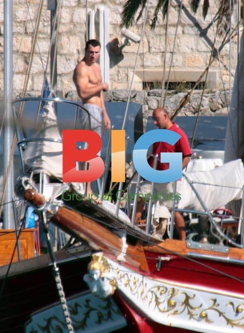 Klitschko and Panettiere on Boat in Croatia