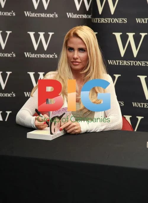 Katie Price signs book in Basildon