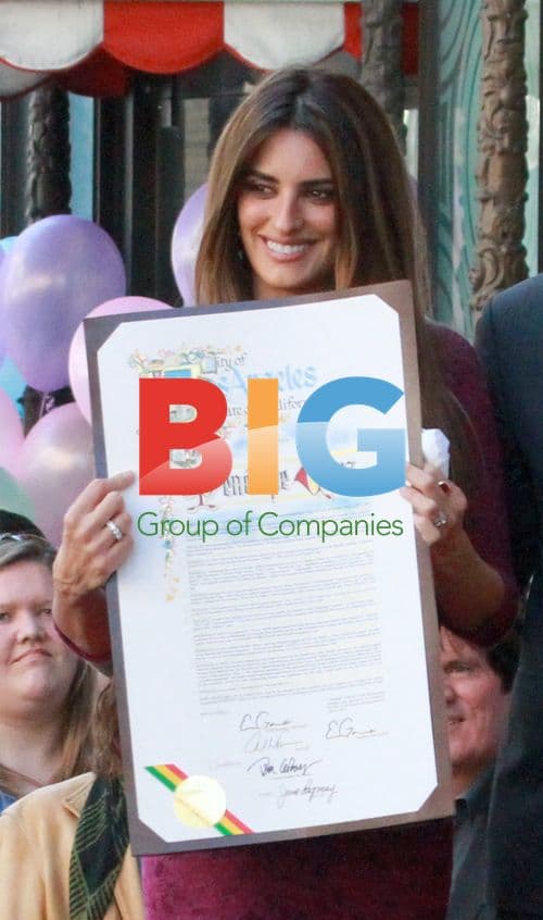 Penelope Cruz Hollywood Walk of Fame Induction