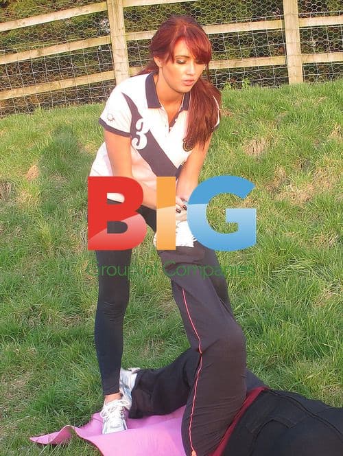 TOWIE Star Amy Childs at G.I. Jane Bootcamp