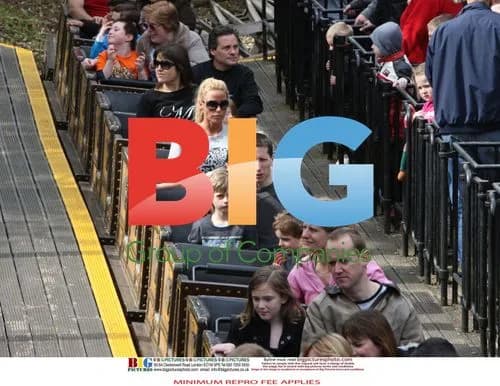 Katie Price and kids at Chessington