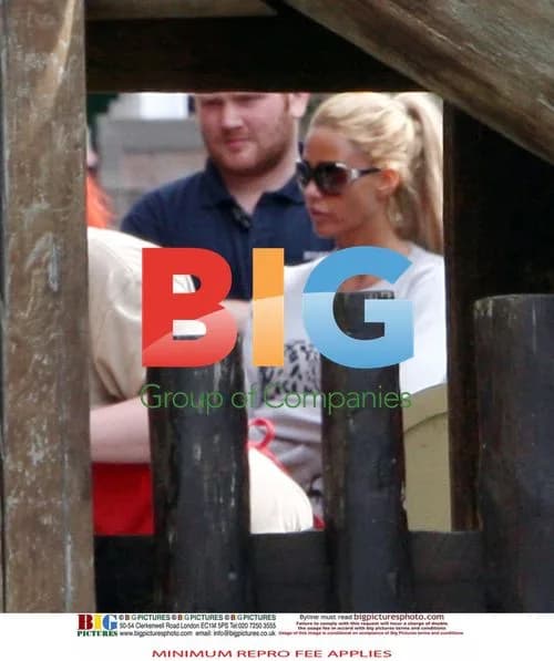 Katie Price Takes Kids to Chessington on Mother's Day