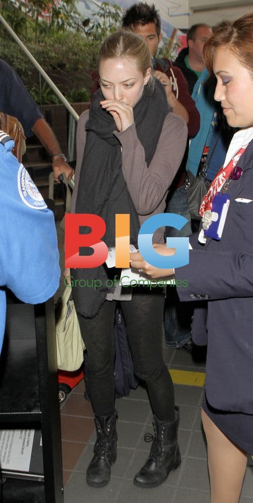 Ryan Phillippe and Amanda Seyfried at LAX