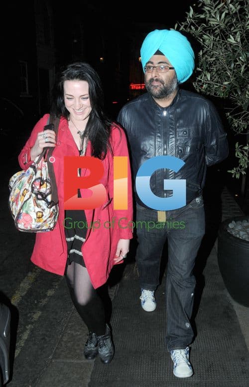 Hardeep Singh and girlfriend at The Ivy Club