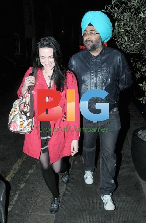 Hardeep Singh and girlfriend at The Ivy Club