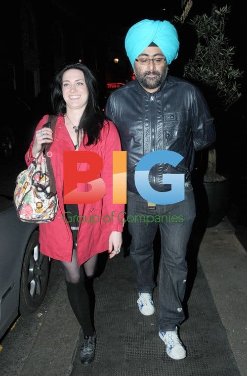 Hardeep Singh and Girlfriend at The Ivy Club