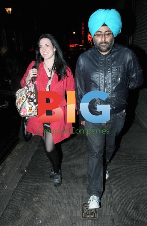 Hardeep Singh and Girlfriend at The Ivy Club