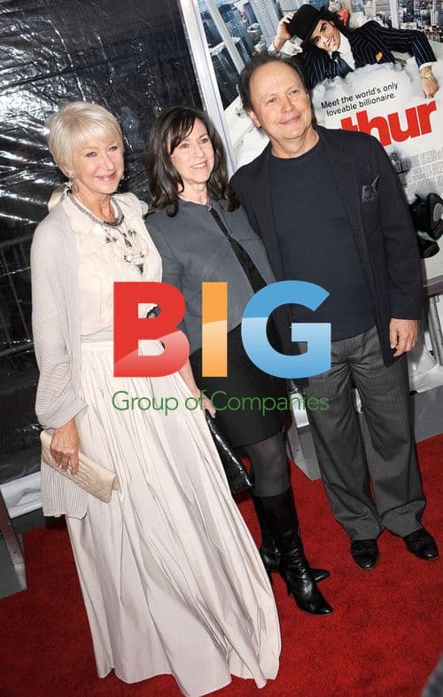 Helen Mirren and Billy Crystal at 'Arthur' Premiere