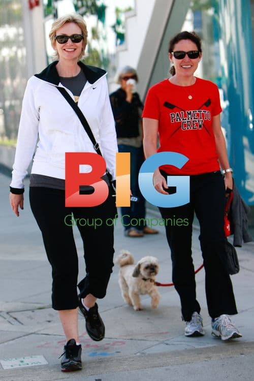 Jane Lynch Out for Breakfast with Partner