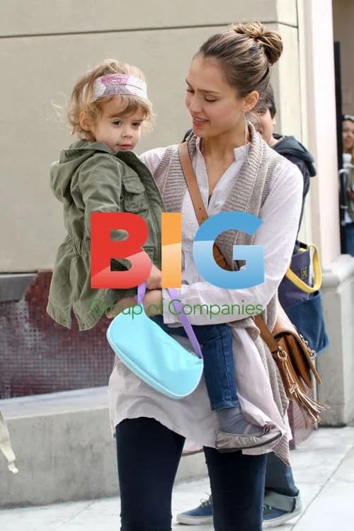 Jessica Alba with Baby Honor in LA