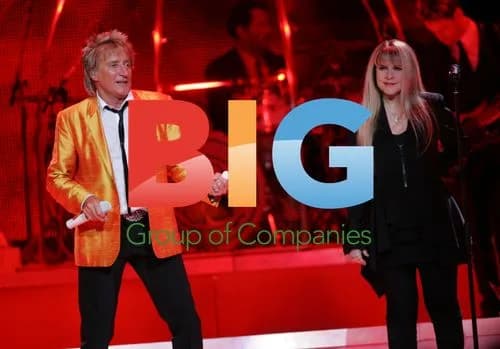 Rod Stewart and Stevie Nicks at MSG