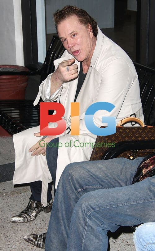 Mickey Rourke at Guiseppe Franco Salon