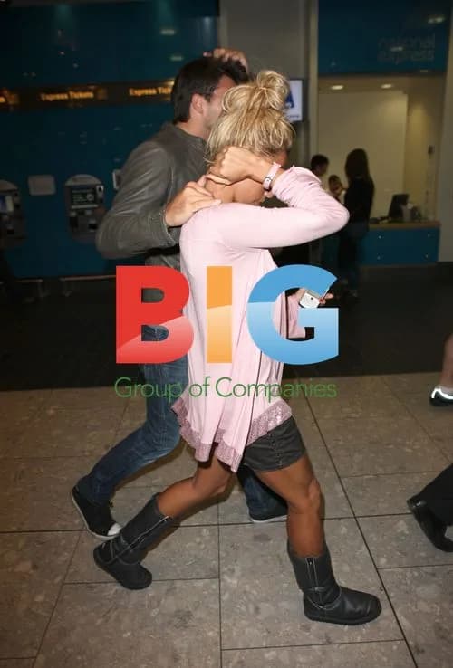 Jordan and Leandro Penna at UK Airport
