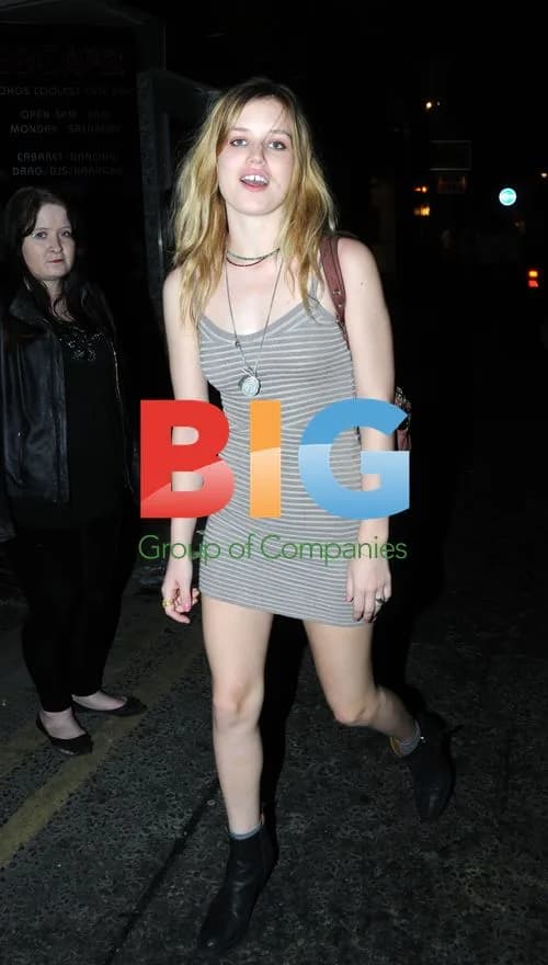 Celebs leaving the Box Club in London