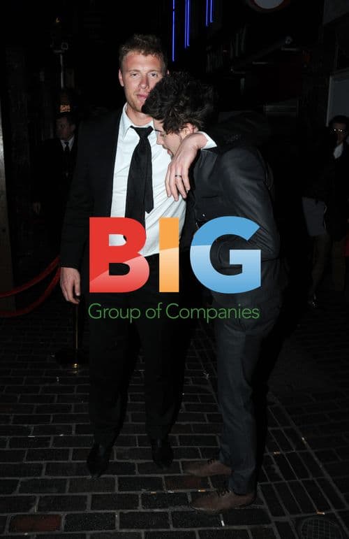 Freddie Flintoff and Jack Whitehall in London
