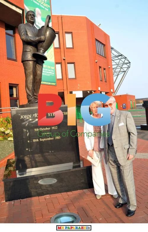 Susan Boyle with Family at Celtic Park