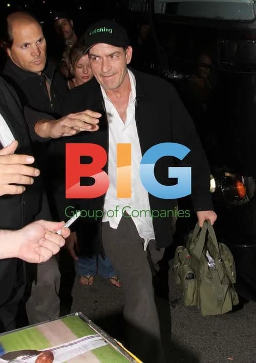 Charlie Sheen Arrives at Hotel After Successful Show