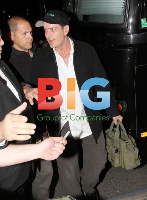 Charlie Sheen Arrives at Hotel After Successful Show
