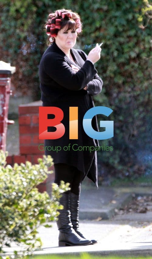 Coleen Nolan Takes Cigarette Break