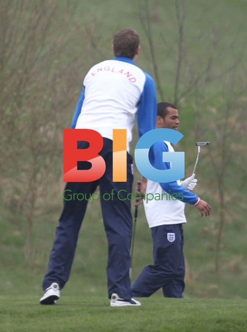 England Football Team Plays Golf