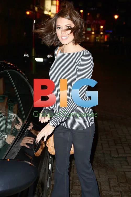 Danielle Lineker Leaving Birmingham Hippodrome