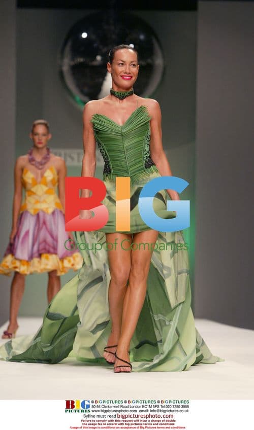 Socialite Tara Palmer Tomkinson at London Fashion Week