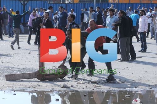 Egyptian Demonstrators Clash in Tahrir Square