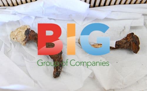 Professor Holds Roman Nails from Caiaphas Tomb