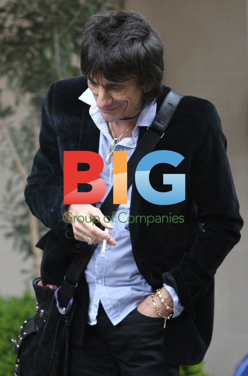 Ronnie Wood and Natalia Vodianova at Scotts Restaurant