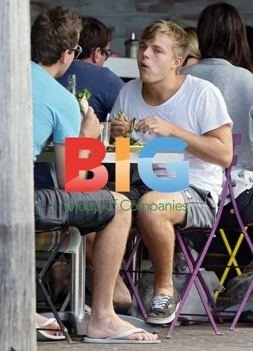 Home and Away's David Jones Roberts Lunches in Sydney