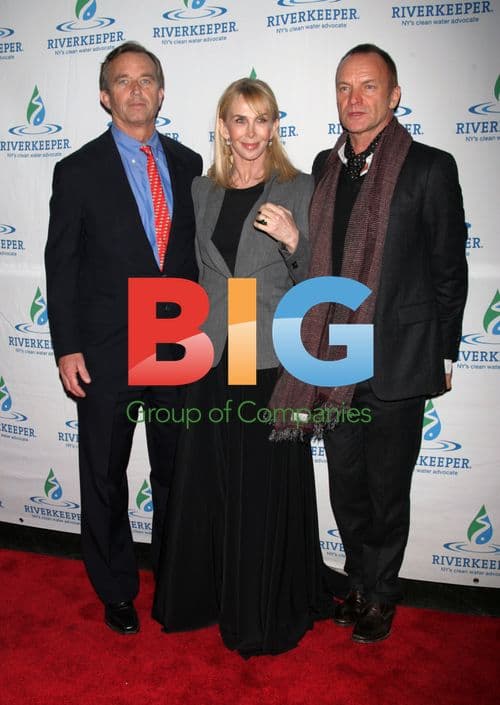 Bobby Kennedy Jr., Sting and Trudie Styler at Riverkeeper\'s Fishermen\'s Ball