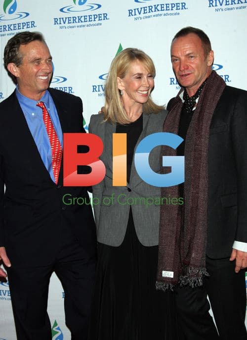 Bobby Kennedy Jr., Sting and Trudie Styler at Riverkeeper's Fishermen's Ball