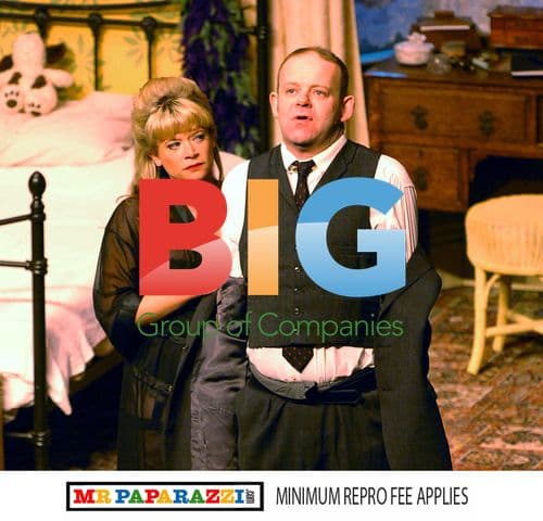 Hannah Waterman and Huw Higginson in "Rattle Of A Simple Man"