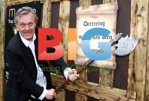 Anthony Head and Angel Coulby at Warwick Castle