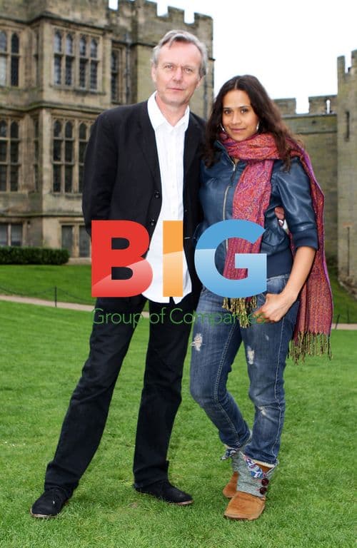 Anthony Head and Angel Coulby at Warwick Castle opening