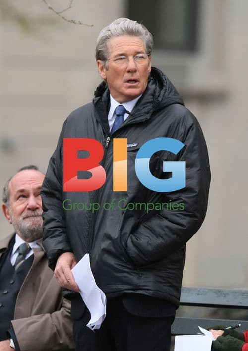 Richard Gere on set of Arbitrage in NYC