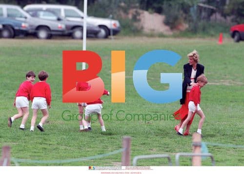 Prince William at Sports Day