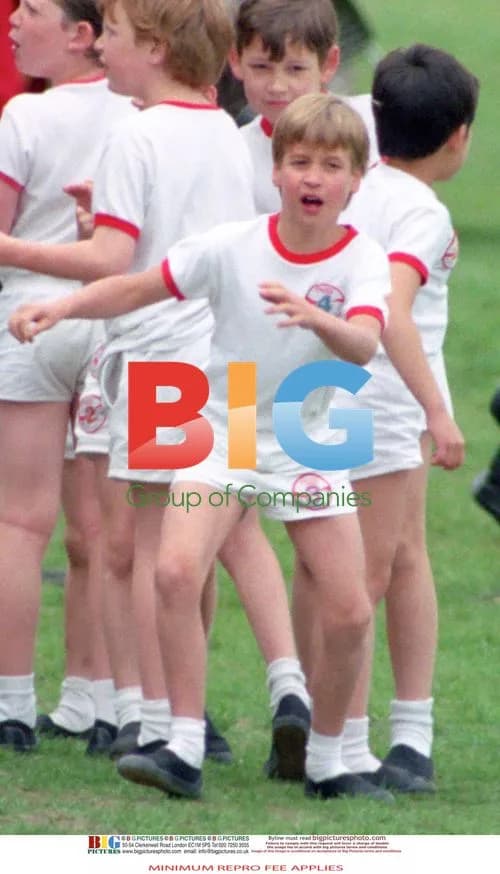 Prince William at Sports Day with Princess Diana