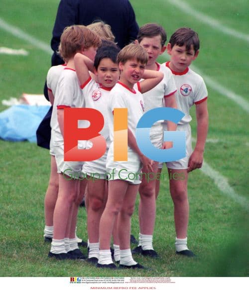 Prince William at Sports Day with Princess Diana