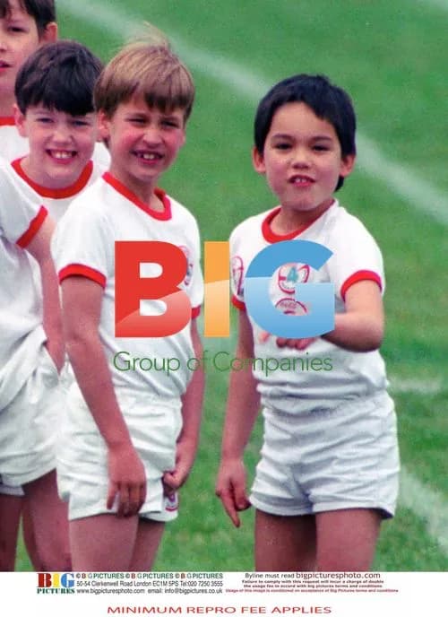 Prince William at Sports Day with Princess Diana