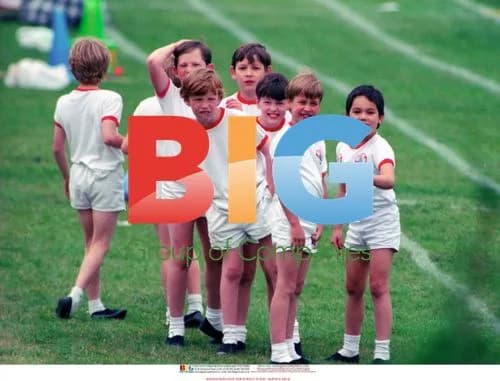 Prince William at Sports Day with Princess Diana
