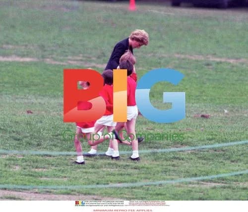 Prince William at Sports Day with Princess Diana
