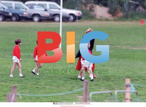 Prince William at Sports Day with Princess Diana