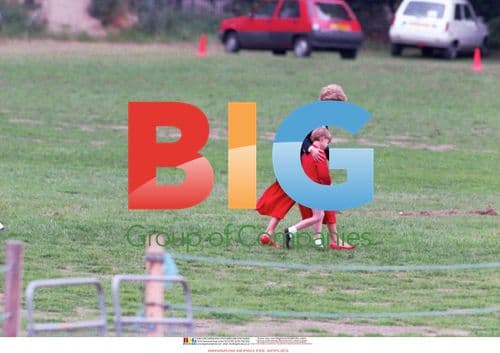 Prince William at Sports Day with Princess Diana