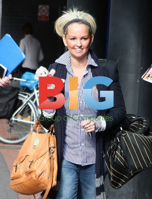 Danielle Lineker and Jennifer Ellison Arrive at Calendar Girls