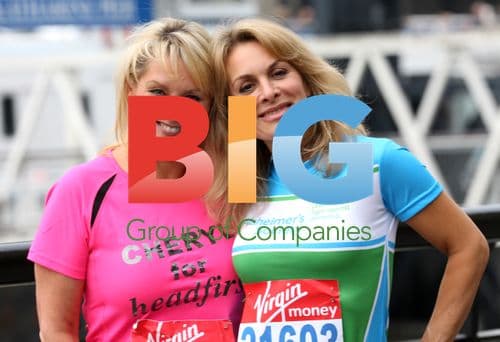 Cheryl Baker at London Marathon Photocall