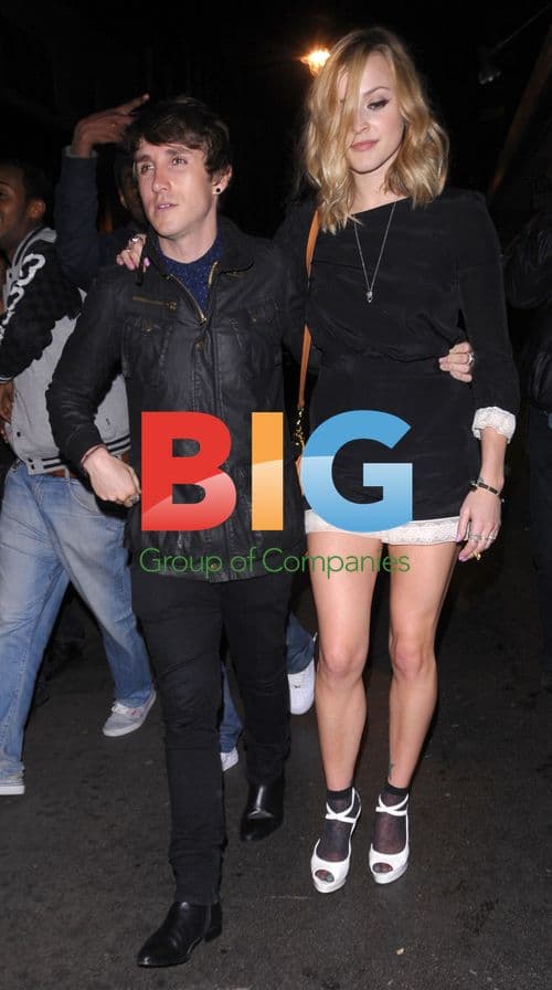 Celeb Couple Leaving Trendy London Club