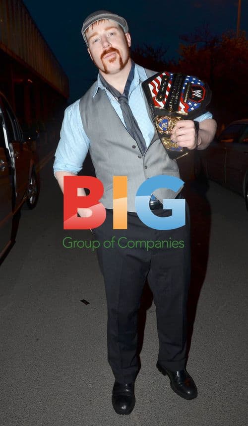 Sheamus Leaving 'Late Show' in Dublin