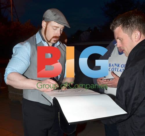 Sheamus Leaves 'Late Show' at RTE Studios