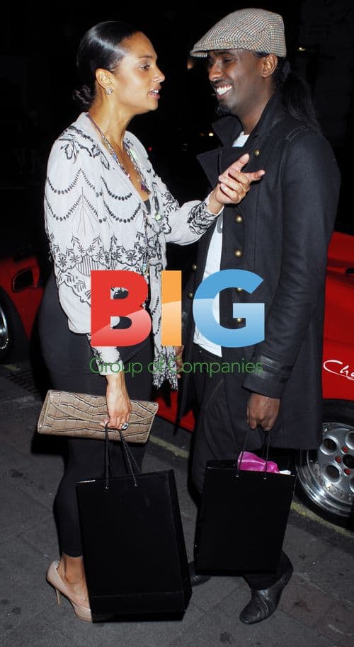 Alesha Dixon, Su-Elise Nash and Sarah-Jane Crawford at Mayfair Hotel